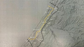 מפת הנסיגה - הקו הצהוב