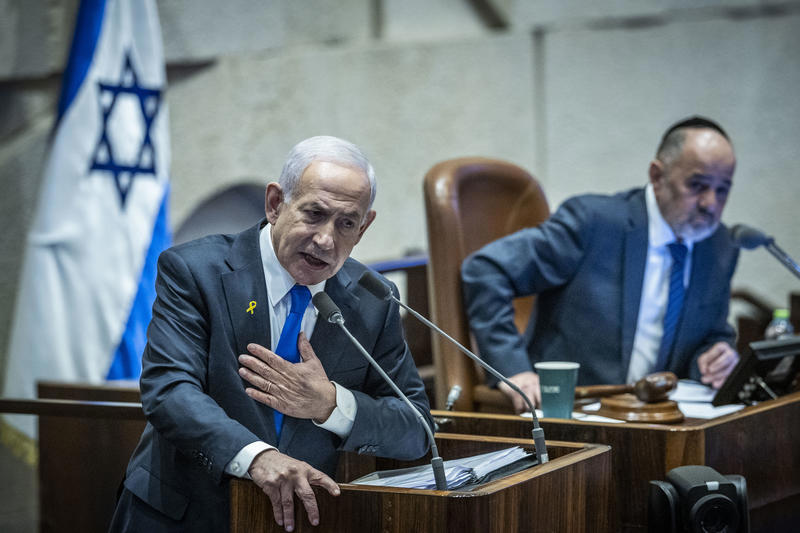 ראש הממשלה בנימין נתניהו במליאת הכנסת, דצמבר 2025