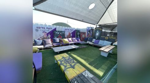 שלטי ההנצחה של הפלוגה בפינת הישיבה