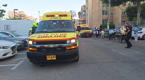 אמבולנס מד"א בזירה בקרית אתא