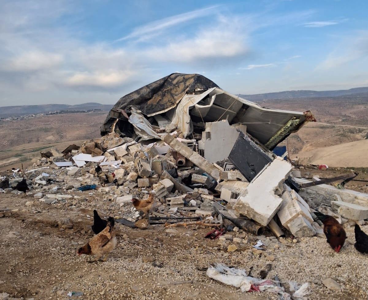 המאחז הלא חוקי מקנה אברהם אחרי הפינוי