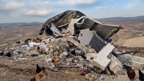 המאחז הלא חוקי מקנה אברהם אחרי הפינוי