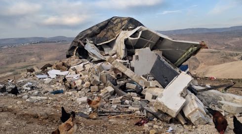 המאחז הלא חוקי מקנה אברהם אחרי הפינוי