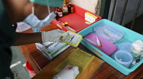 ערכת חיסון לכלבת