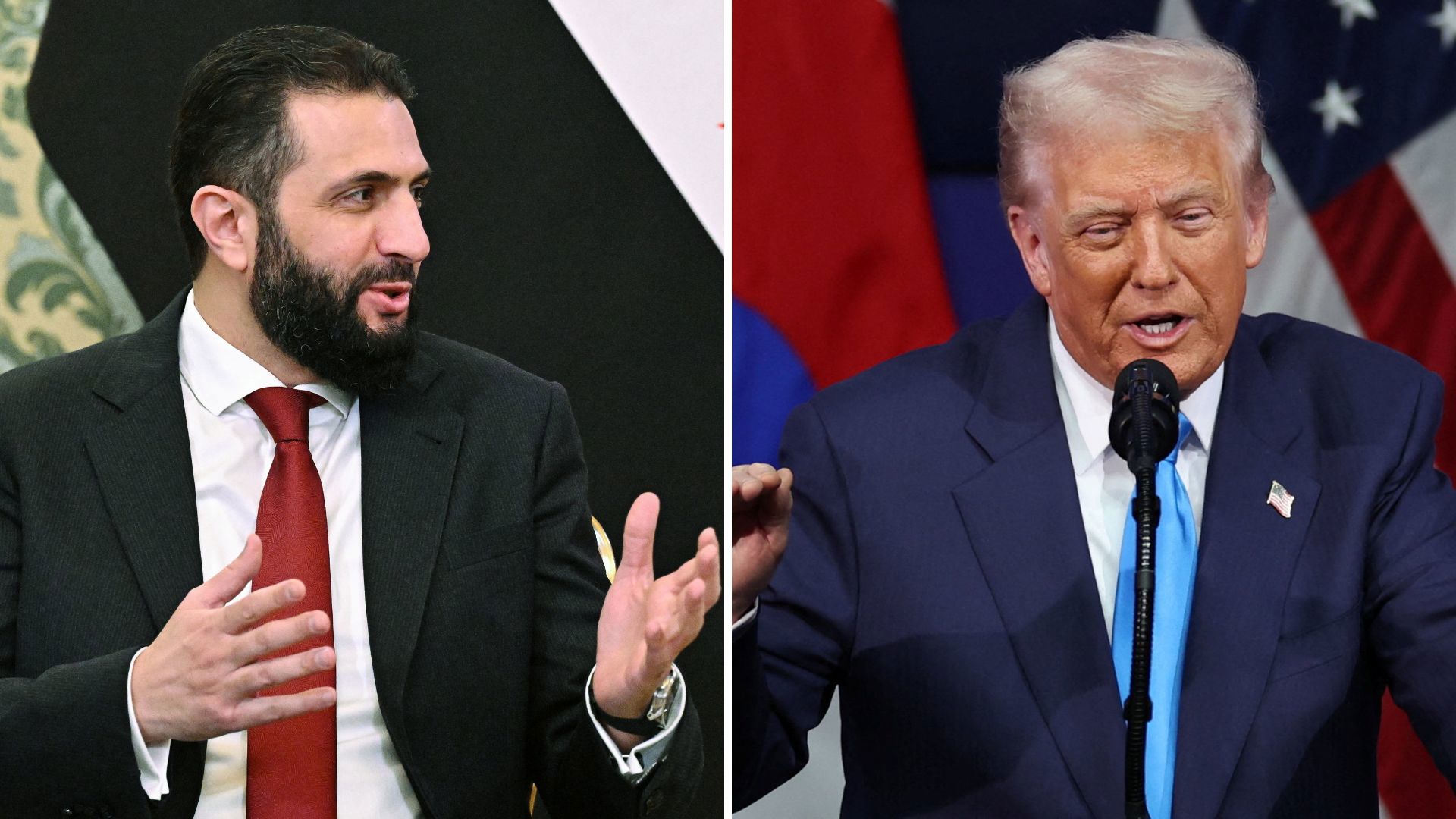 אחמד א-שרע, דונלד טראמפ