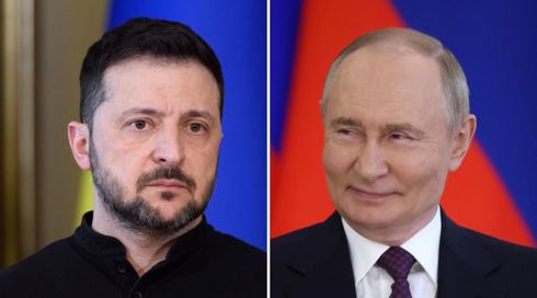 ולדימיר פוטין, וולודימיר זלנסקי