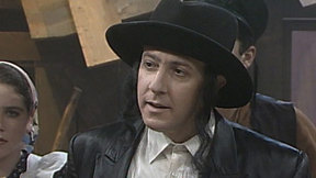 גידי גוב לבוש כחרדי. 1991