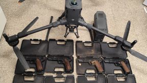 סיכול הברחת אקדחים באמצעות רחפן בגבול מצרים