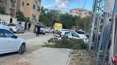 موقع الجريمة في الرملة