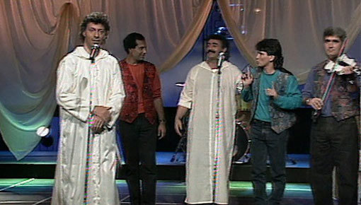 מתי כספי עם להקת שפתיים. 1991