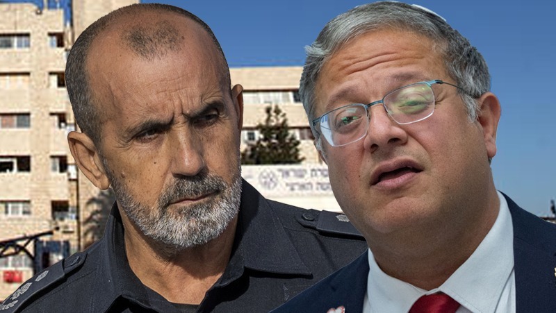 השר בן גביר, מפכ"ל המשטרה דני לוי