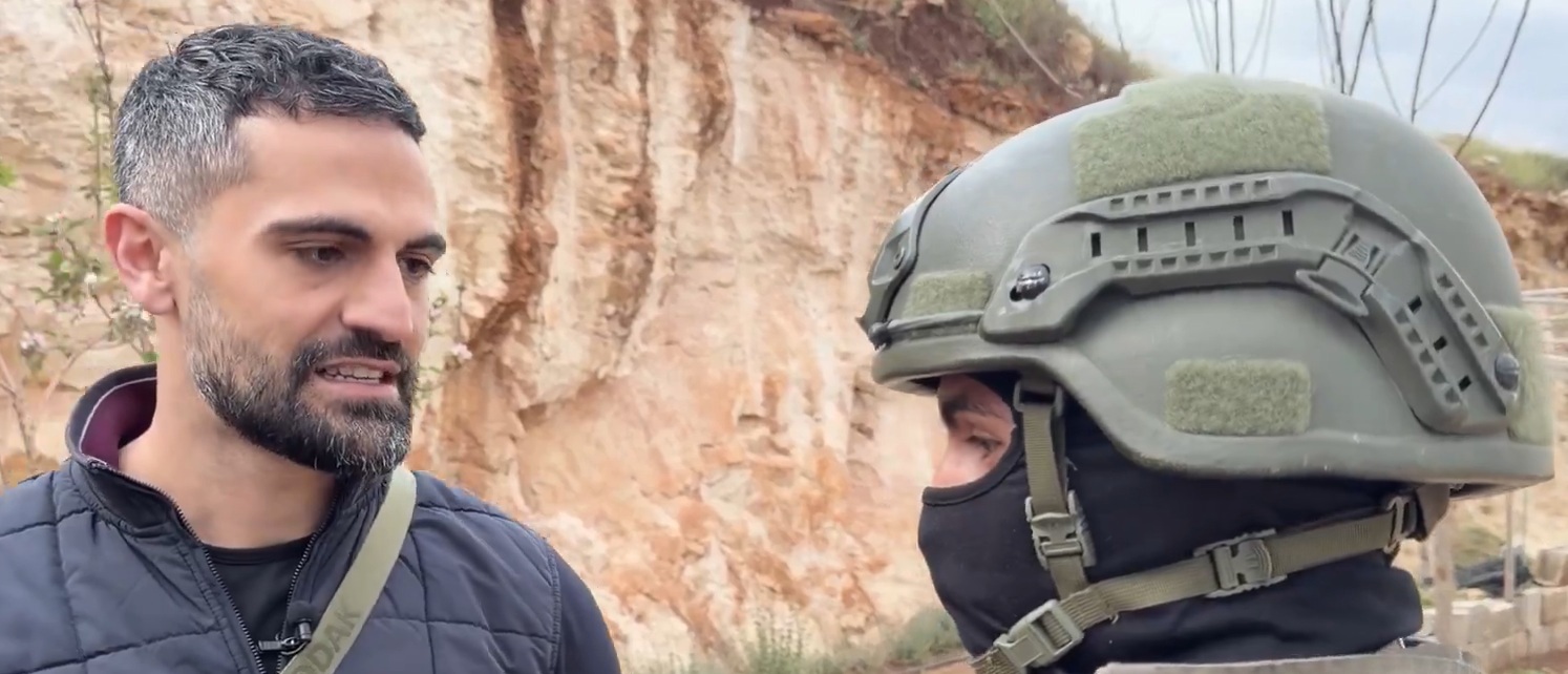 מתוך הכתבה של רשת CNN עם חיילי צה"ל בכפר תייסיר