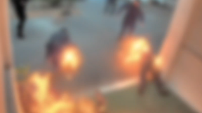 תיעוד: תושב קריית מוצקין מצית שוטרים, 22.1.26