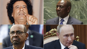 וויליאם רוטו, מועמד קדאפי, ולדימיר פוטין, עומר אל באשיר