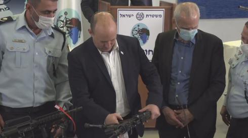 רה"מ נפתלי בנט, מבצע אושן, לכידת נשקים, 09.11.21