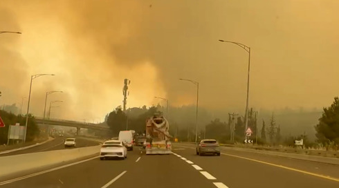 אש משתוללת בחסות השרב: שריפות ענק בהרי ירושלים ובשפלה