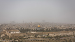 זיהום אוויר אובך אבק מזג אוויר